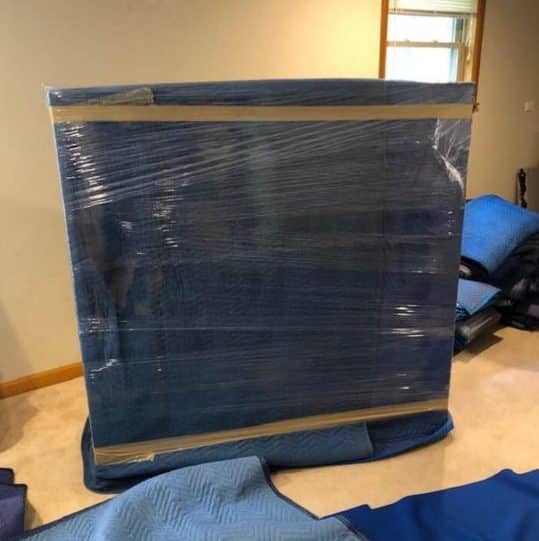 Wrapping a TV for Safe Moving