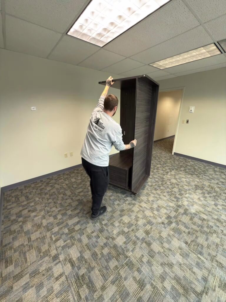 1st Step Movers on a job site.